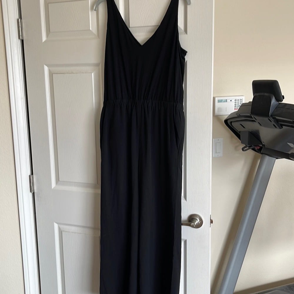 EUC Loft Black Jumpsuit